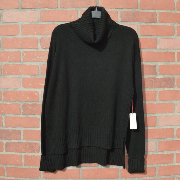 Anthropologie Black Turtleneck Sweater Size Small - Picture 4 of 11
